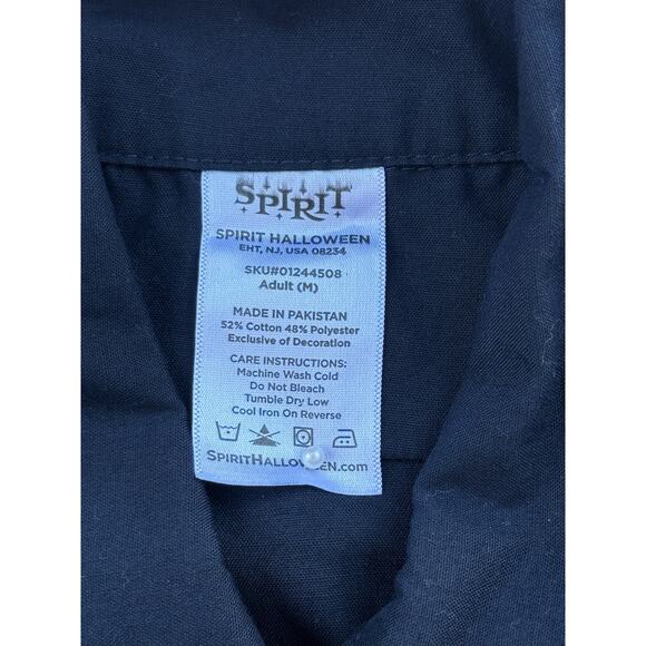 Moore Hose Plumbing Services (black) Adult Medium - Spirit Halloween Costume - Picture 2 of 6